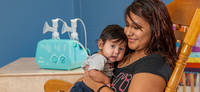 Breast pumps can be issued to both mothers and babies enrolled in Medicaid or CHIP.