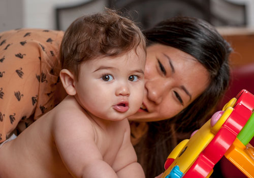 The ways that you respond to your baby shape his first understanding of how things work.